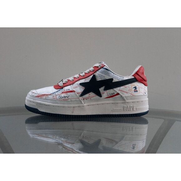 A‎ Bathing Ape Bape STA x USPS Sneaker Men's Size 9 - Picture 7 of 9